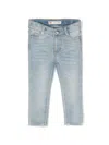 Levi's Logo-patch Straight-leg Jeans In Blue