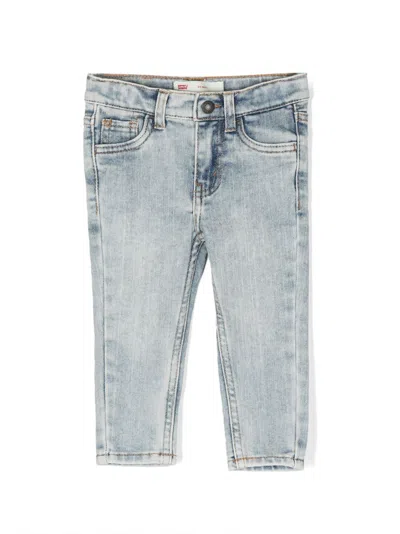 Levi's Babies' Logo-patch Straight-leg Jeans In Blue
