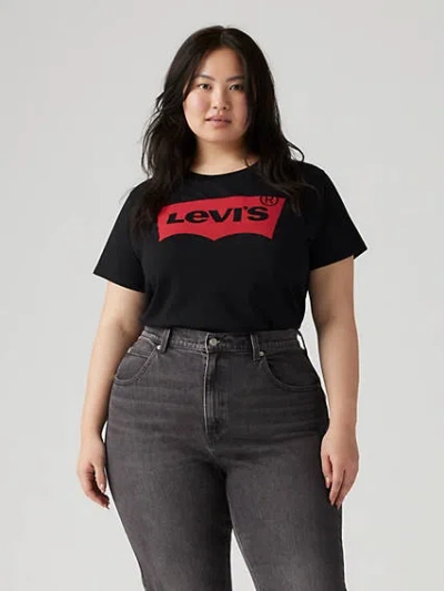 Levi's Logo Perfect T-shirt (plus Size) In Black
