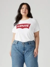 Levi's Perfect Logo Tee (plus Size) In White