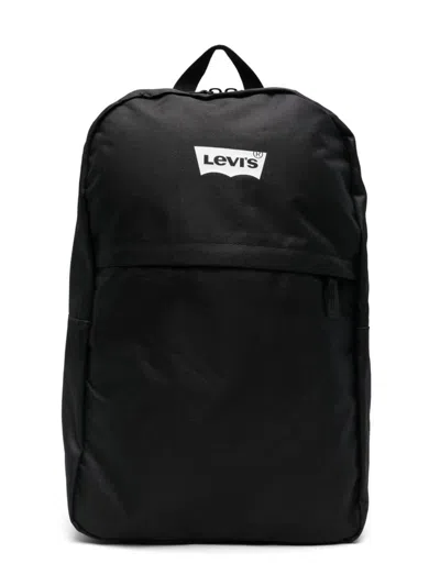 Levi's Kids' Logo-print Backpack In Black