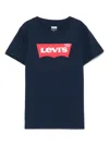 Levi's Logo-print T-shirt In Blue