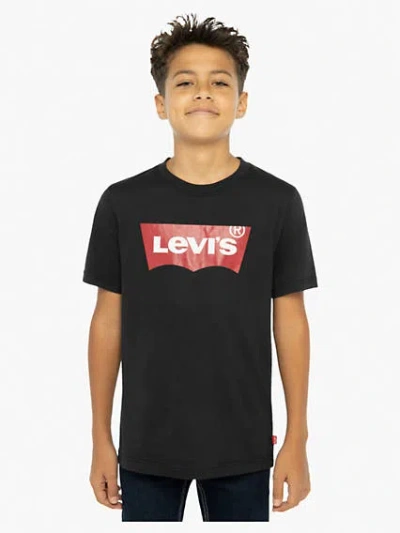 Levi's Logo T-shirt Big Boys S-xl L In Black