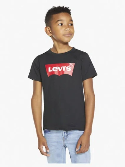 Levi's Logo T-shirt Little Boys 4-7 4 In Black