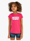 Levi's Logo T-shirt Little Girls 4-6x 6x In Tea Tree Pink