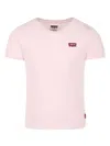 Levi's Pink T-shirt For Girl With Logo In Pink