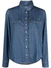 Levi's Iconic Lightweight Western Shirt In Blue