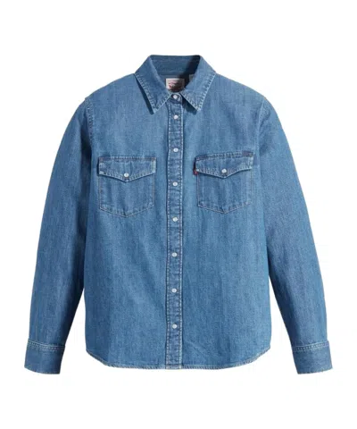 Levi's Long-sleeve Denim Shirt In Blue