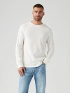 Levi's Long Sleeve Standard Fit Thermal Shirt In Egret