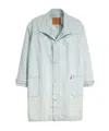 Levi's Long-sleeved Denim Coat In White