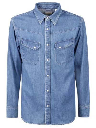 Levi's Longhorn Shirt In Blue