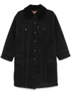 Levi's Longline Padded Trucker In Black