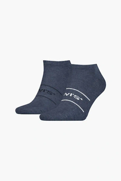 Levi's Low Cut Sports Socks 2 Pack In Blue