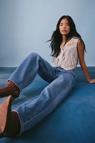 Levi's Low Loose Jean In Living The Good Life, Women's At Urban Outfitters In Vintage Denim Medium