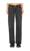 Levi's Black Superlow Loose Jeans In Black