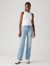 Levi's Super Low Waist Flare Jeans In Frozen Blueberries