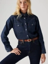 Levi's Lux Leather Belt In Cognac