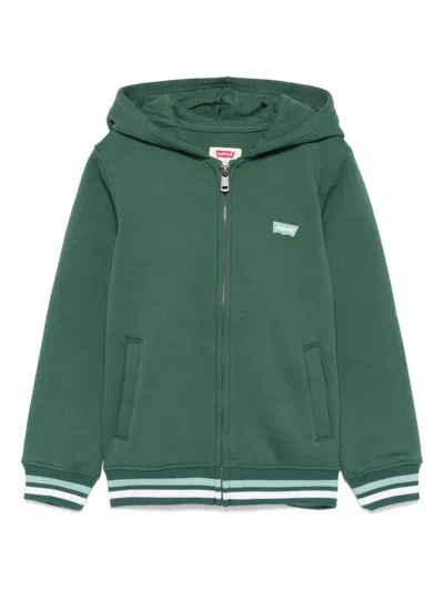 Levi's Kids' Lvb Varsity Hoodie In Green