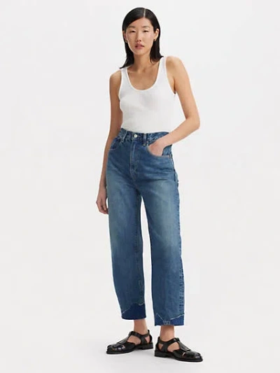 Levi's Made In Japan Barrel Women's Jeans 26 In Wader