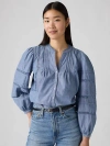 Levi's Mandy Long Sleeve Blouse In Favorite Subject
