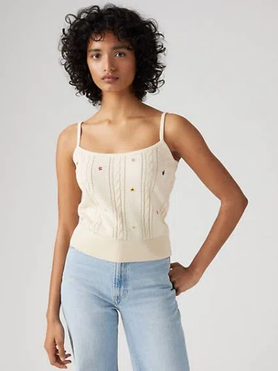 Levi's Marais Tank Top In Whisper White