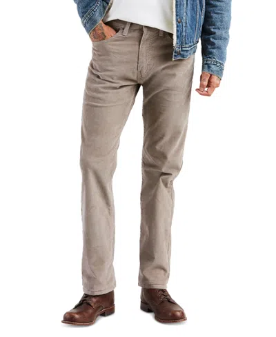 Levi's Men's 505 Regular Fit Straight Leg Corduroy Pants In Rinse Timb