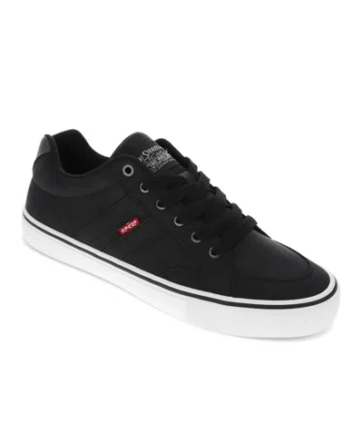 Levi's Men's Avery Fashion Athletic Comfort Sneakers In Black,charcoal