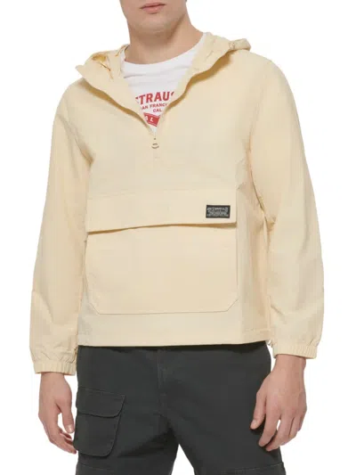 Levi's Men's Cargo Hooded Anorak In Sand