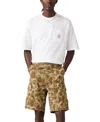 Levi's Men's Carrier 12.5" Cargo Shorts In Camo Harvet Gold