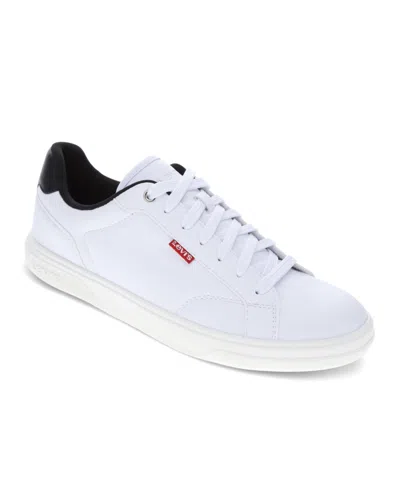 Levi's Men's Carter Casual Athletic Sneakers In White,black