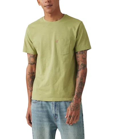 Levi's Men's Classic Pocket Short Sleeve Crewneck T-shirt In Sage