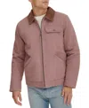Levi's Men's Cotton Canvas Zip-front Utility Jacket In Mauve Combo