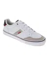 Levi's Mens Drive Lo Synthetic Leather Casual Lace Up Sneaker Shoe In White,cement,navy