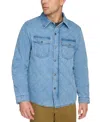 Levi's Men's Diamond-quilted Denim Western Jacket In Blue
