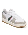 Levi's Men's Drive Lo Lace Up Sneaker In White,cappuccino,forest Green