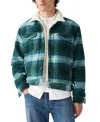 Levi's Plaid Type Iii Sherpa Trucker Jacket In Westin Pla
