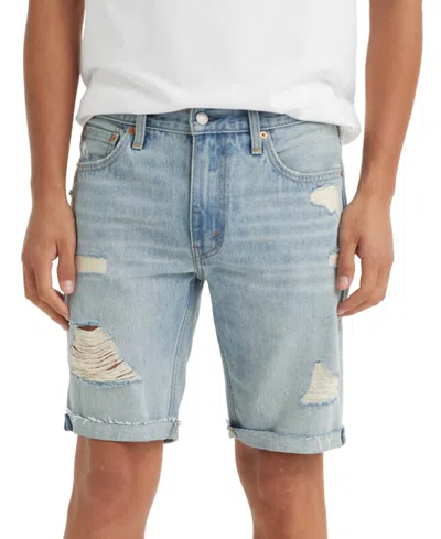 Levi's Men's Flex 412 Slim Fit 5 Pocket 9" Jean Shorts In Gummy Bear
