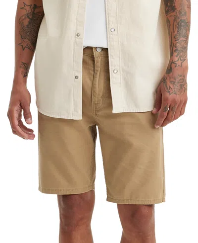 Levi's Men's Flex 412 Slim Fit 5 Pocket 9" Jean Shorts In Harvest Gold