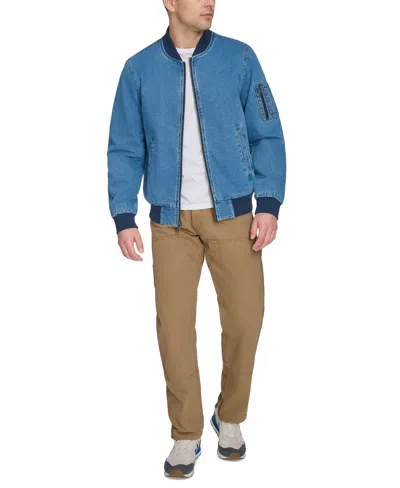 Levi's Men's Flight Full-zip Denim Bomber Jacket