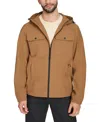 Levi's Men's Hooded Rain Jacket In Brown