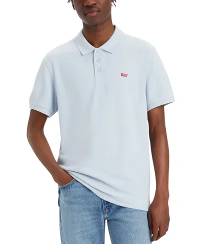 Levi's Men's Housemark Regular Fit Short Sleeve Polo Shirt In Niagra Mist