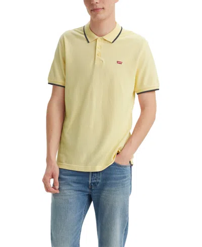 Levi's Men's Housemark Regular Fit Short Sleeve Polo Shirt In Quarter Ti