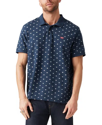 Levi's Men's Housemark Regular Fit Short Sleeve Polo Shirt In Sunset Geo