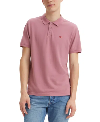 Levi's Men's Housemark Standard-fit Solid Polo Shirt In Dusky Orch
