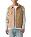 Levi's Men's Hybrid Hoodie Non-stretch Denim Trucker Jacket In Multi