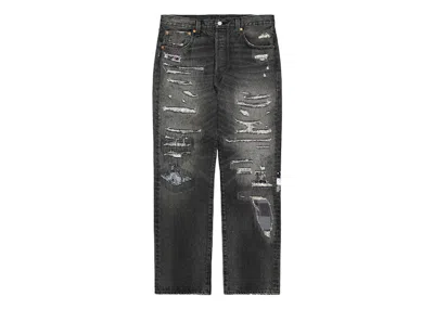 Pre-owned Levi's Men's Levis X Clot Unionrail 501 Jean In Black