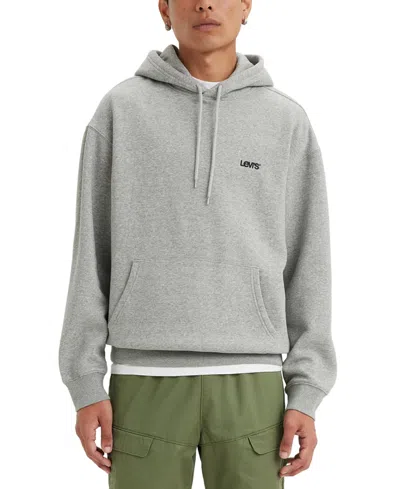 Levi's Men's Logo Graphic Hoodie In Vintage Grey