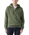 Levi's Men's Non-graphic Zip-up Standard Fit Hoodie In Thyme