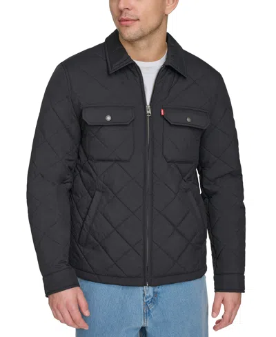 Levi's Men's Quilted Depot Jacket In Black