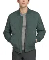 Levi's Men's Quilted Fashion Bomber Jacket In Urban Chic Blue